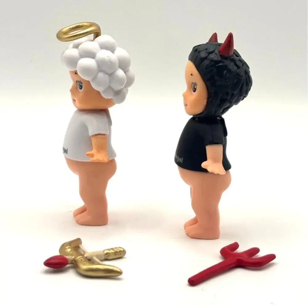 2 New My Angel, Angel & Devil Mini Figures, Opened Blind Boxes